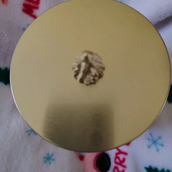 NWT Festive "Joy" Cranberry Scented Candl Nutcracker Design. 4"H. - Picture 2 of 4